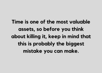 waste life quote and caption for Instagram