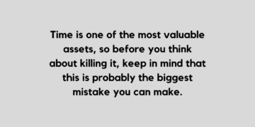 waste life quote and caption for Instagram