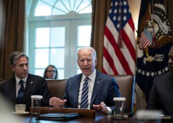 A petrified Biden ensures none of his officials ever deliver a pro-Ukraine statement   