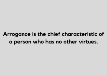 arrogance quote and caption