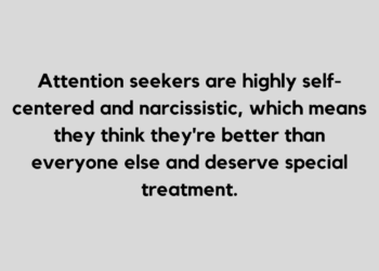 attention seeker quote and caption