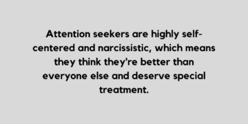 attention seeker quote and caption