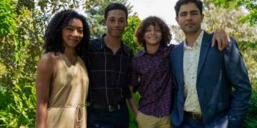 Cameron Engels with his team