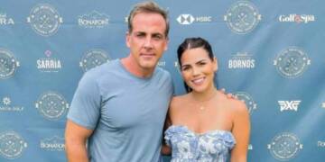 Karina Banda with her husband