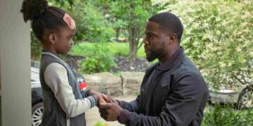 Melody Hurd and kevin hart in Fatherhood film