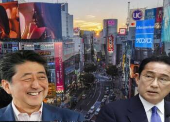 Kishida is about to lose his chair, and we think Abe is behind it