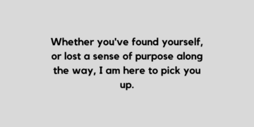 You lost me quote and caption