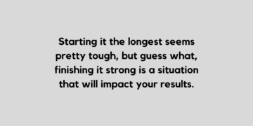 finish strong quote and caption