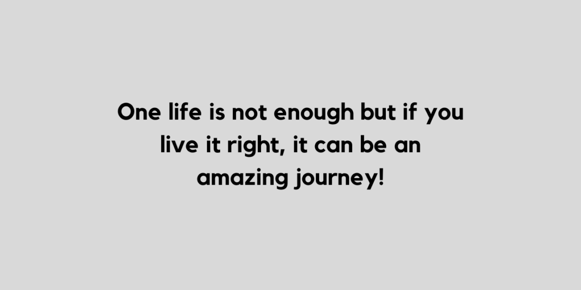 never enough quote and caption