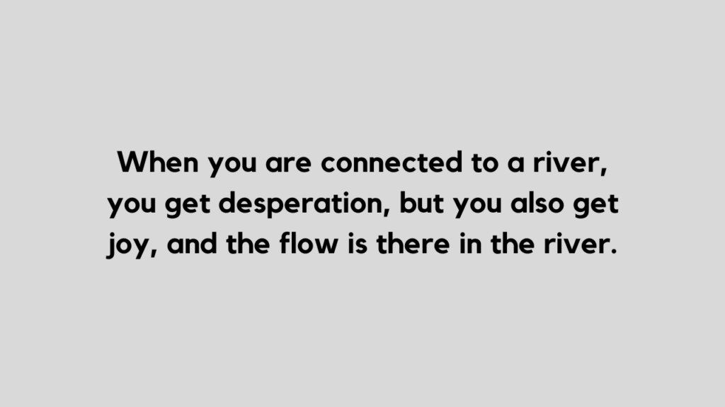 river quote and caption