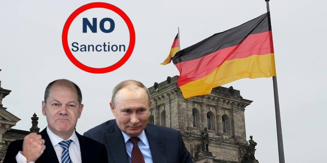 Germany will be the first big European country to opt-out of EU sanctions on Russia