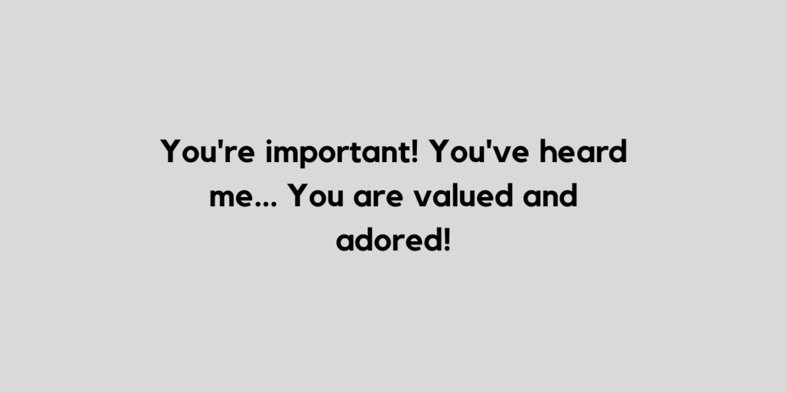 you matter quote and caption 
