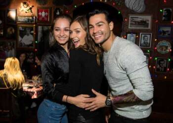 Alexa Adams with her friends