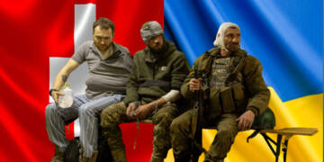 Switzerland Ukrainian soldiers
