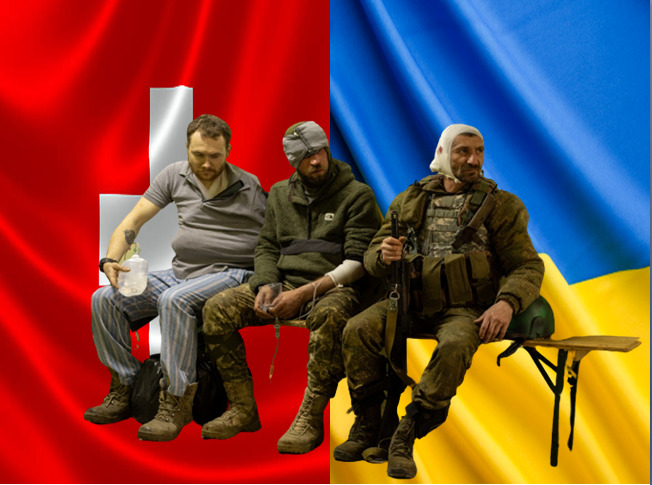 Switzerland Ukrainian soldiers
