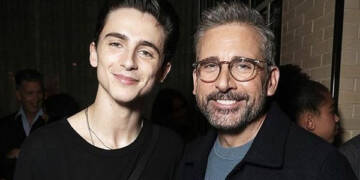 Johnny Carell with his father Steve Carell