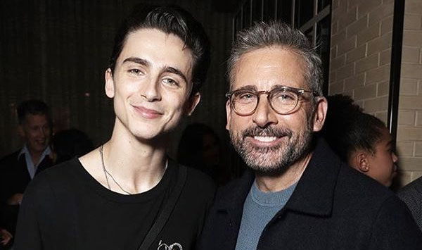 Johnny Carell with his father Steve Carell