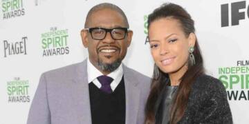 Keisha Nash Whitaker with her husband