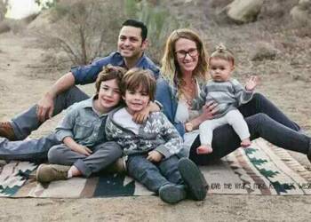 Kim Vitar with her family