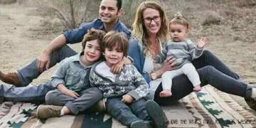 Kim Vitar with her family