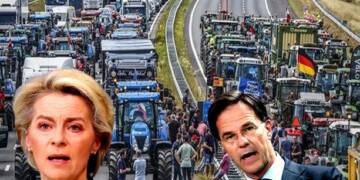 Protesting farmers in Netherlands wave German flags—It is the endgame for the EU