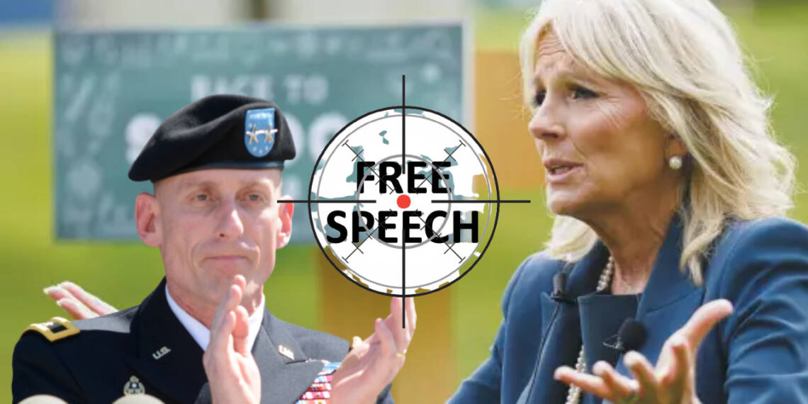 Gary Volesky giving his speech