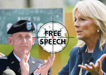 Gary Volesky giving his speech