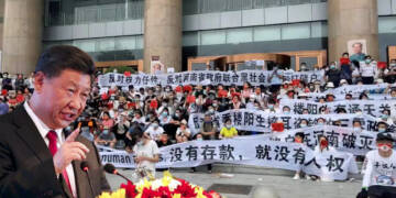 “Henan banks, return my savings!”. Even covered in bruises, this cry of protest looms over rural China