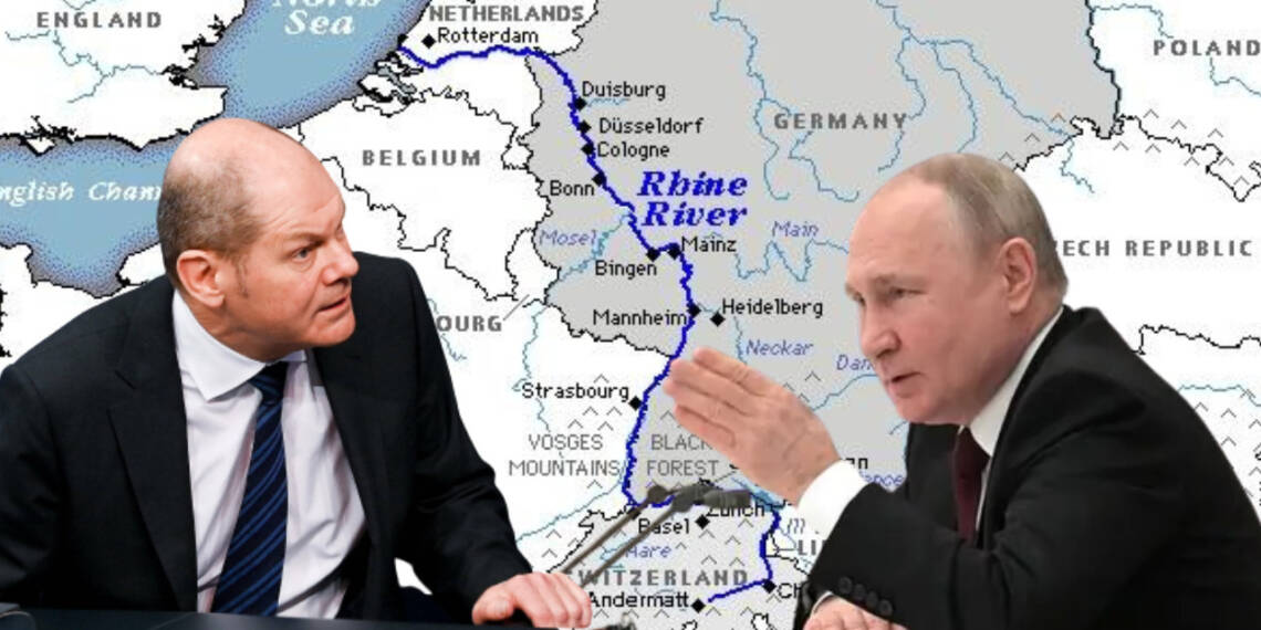 Rhine shallow water crisis