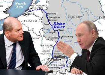 Rhine shallow water crisis