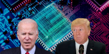 Did Biden violate Trump-era sanctions to arm China with advanced chip technology?