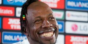 Curtly Ambrose hosting a cricket show