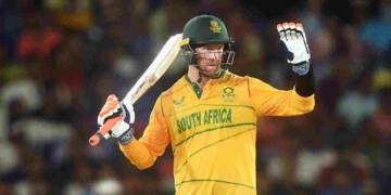 Heinrich Klaasen picture while playing shot