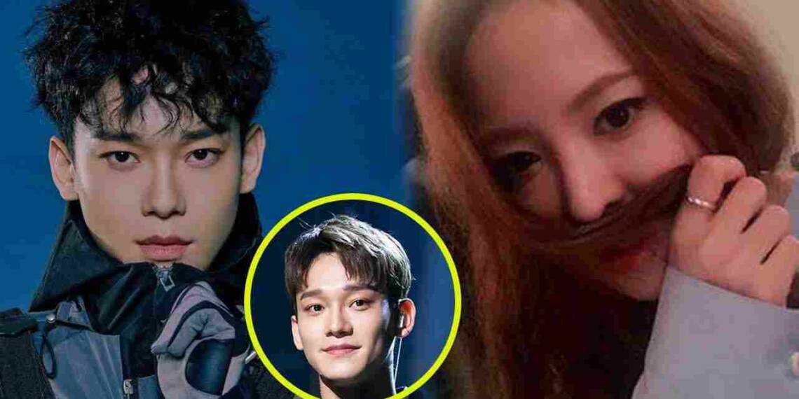 Kim Jong Dae Chen singing a song