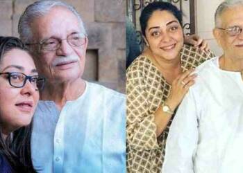 Meghna Gulzar with his father