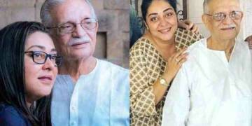 Meghna Gulzar with his father