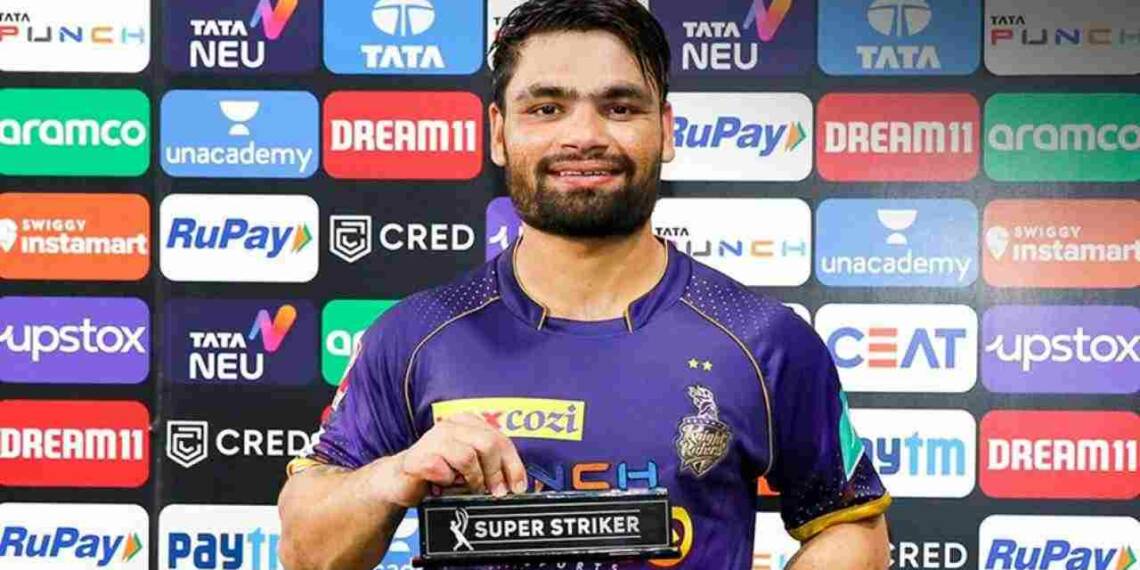 Rinku Singh in IPL post match presentation