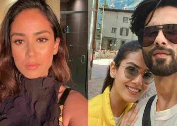 Mira Rajput and shahid kapoor in social media post