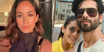 Mira Rajput and shahid kapoor in social media post
