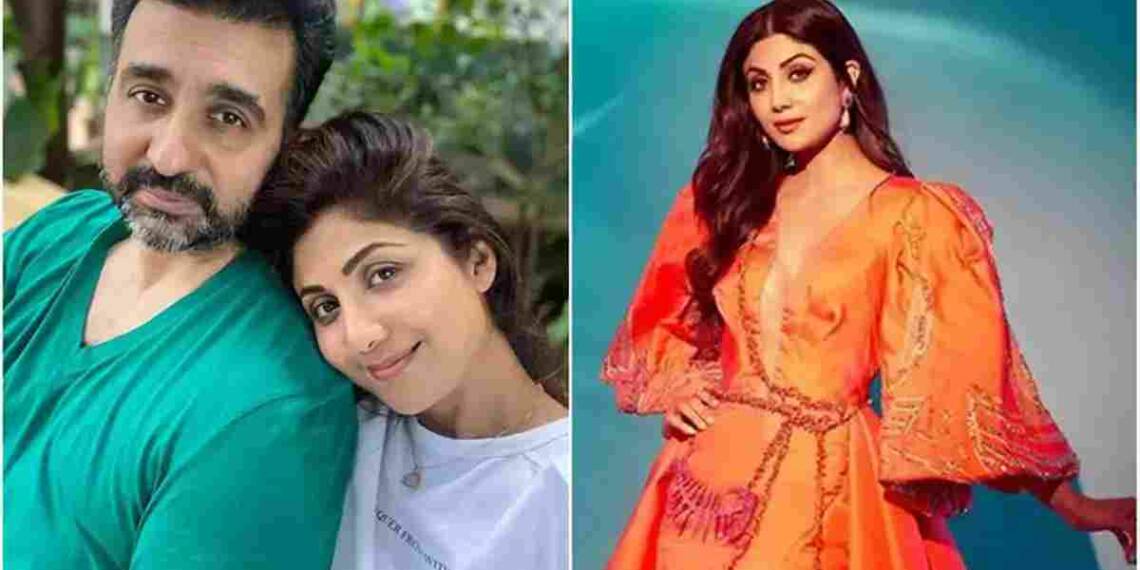 Shilpa Shetty with her husband