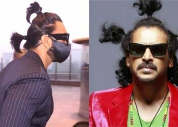 Upendra Rao funny hairstyle