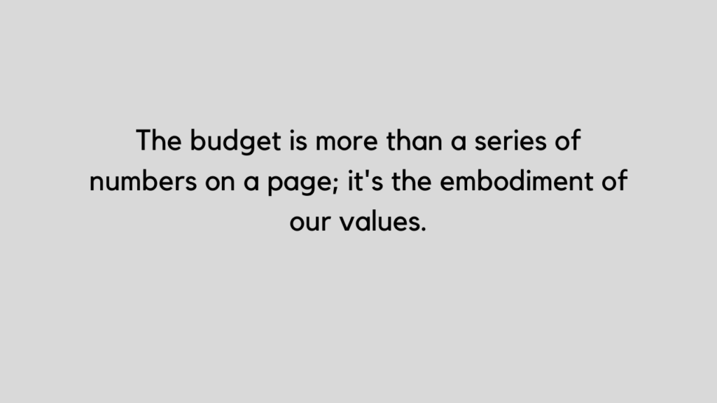 budget quotes and captions