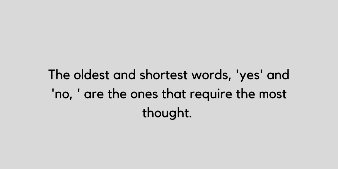 saying no quotes
