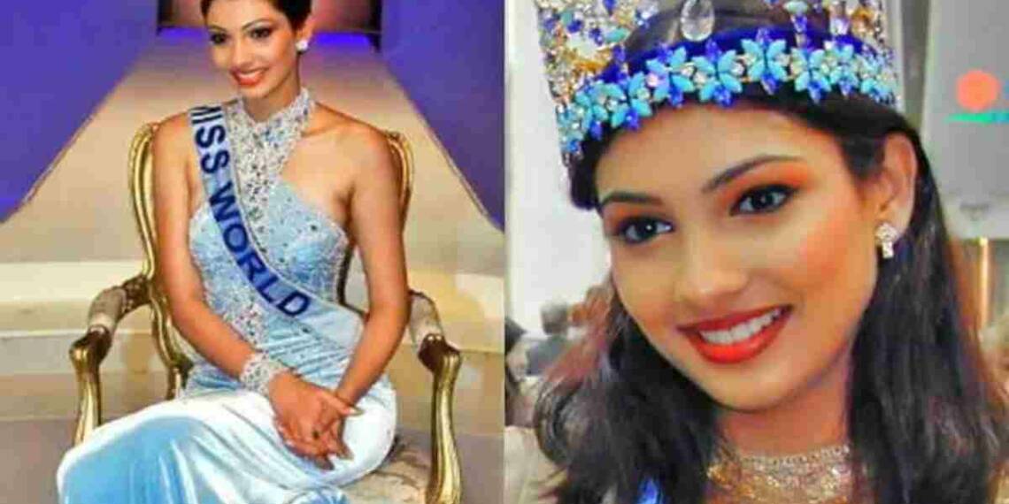 yukta mukhi with her miss world crown