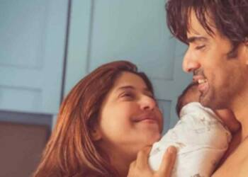 Aditi Shirwaikar Malik with her husband