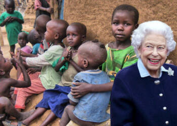 The hands of genocidal queen of England were drenched in the blood of millions of Africans