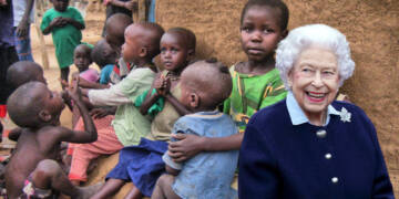 The hands of genocidal queen of England were drenched in the blood of millions of Africans