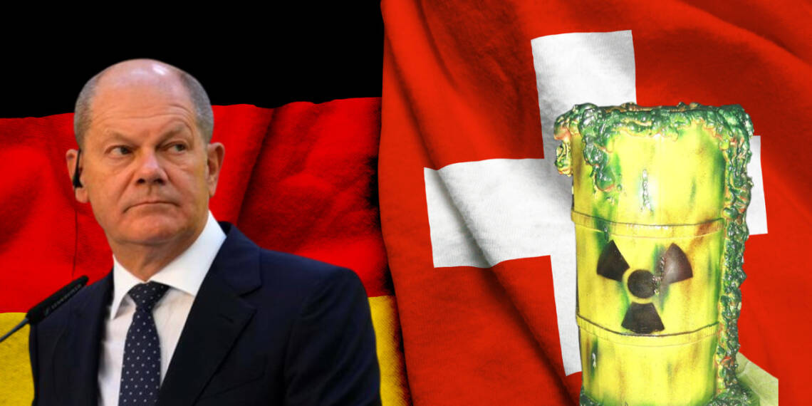 Switzerland turns Germany into a radioactive junkyard