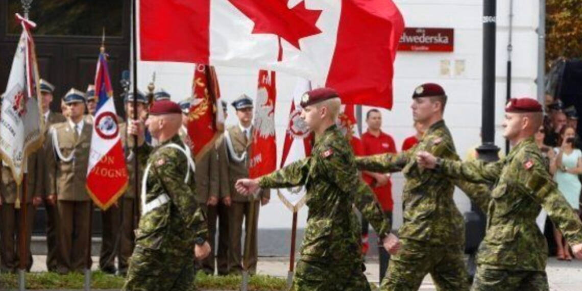 Canadians defence