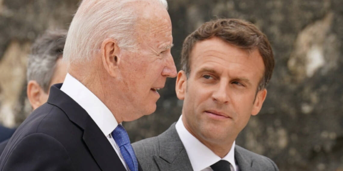Macron Biden